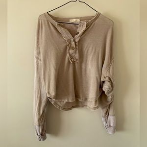 Boho long-sleeve top